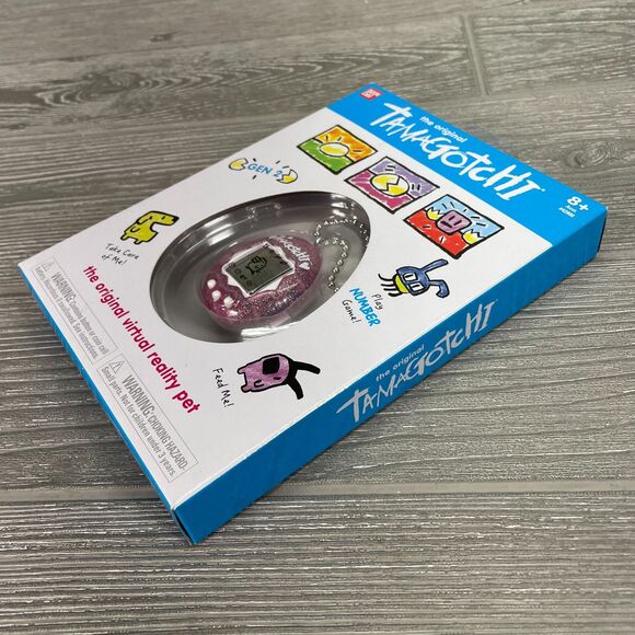 2021 Bandai Tamagotchi Gen 2 Original Virtual Reality Pet Pink Glitter Case NEW - Picture 6 of 10